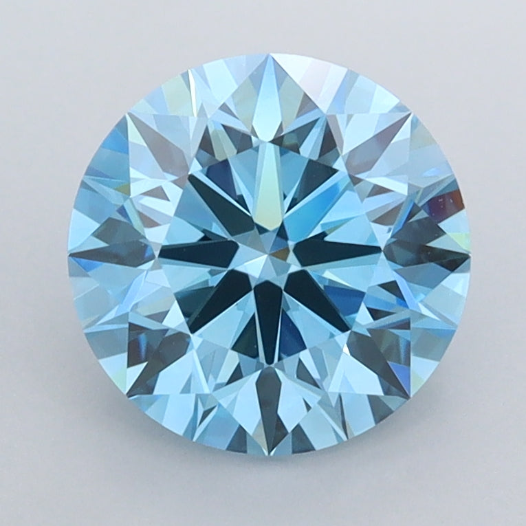 1.99 Carat Round Shaped, Ideal Cut, VVS1 Clarity, IGI Certified Lab Grown Diamond