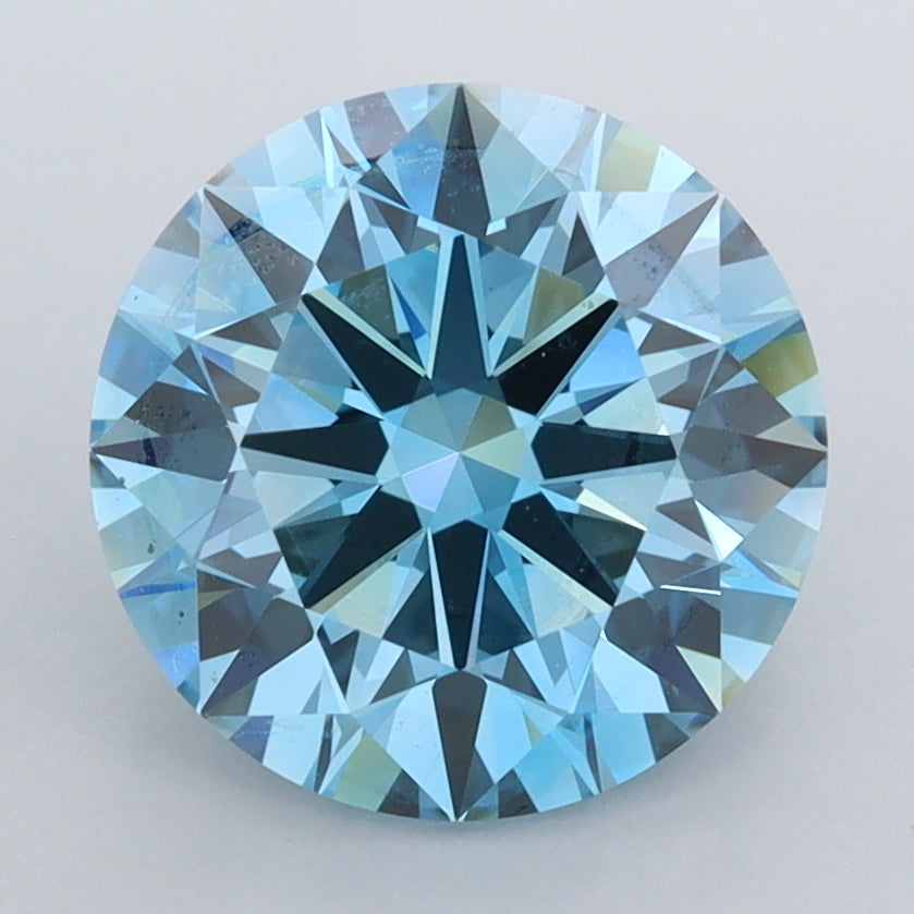 2.98 Carat Round Shaped, Ideal Cut, VVS2 Clarity, IGI Certified Lab Grown Diamond