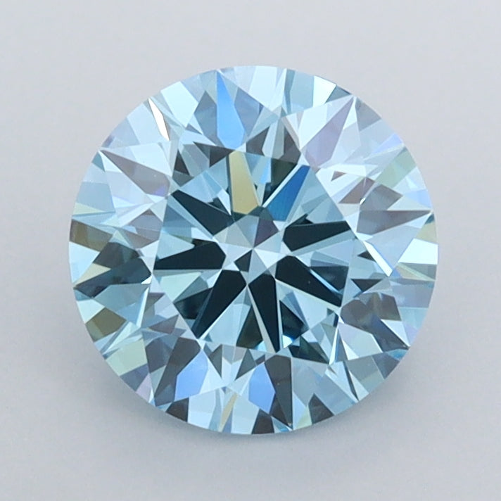 1.39 Carat Round Shaped, Ideal Cut, VVS2 Clarity, IGI Certified Lab Grown Diamond
