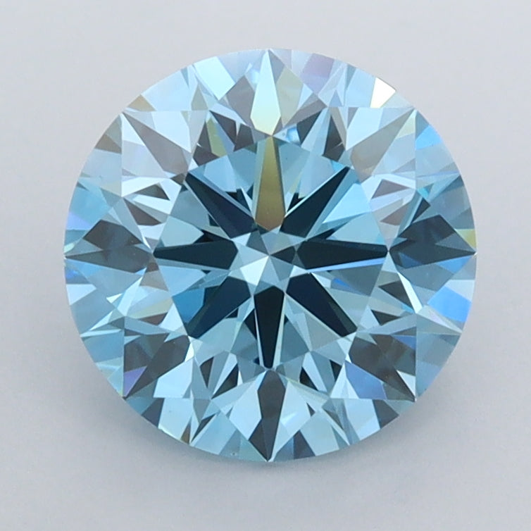 1.99 Carat Round Shaped, Ideal Cut, VS1 Clarity, IGI Certified Lab Grown Diamond