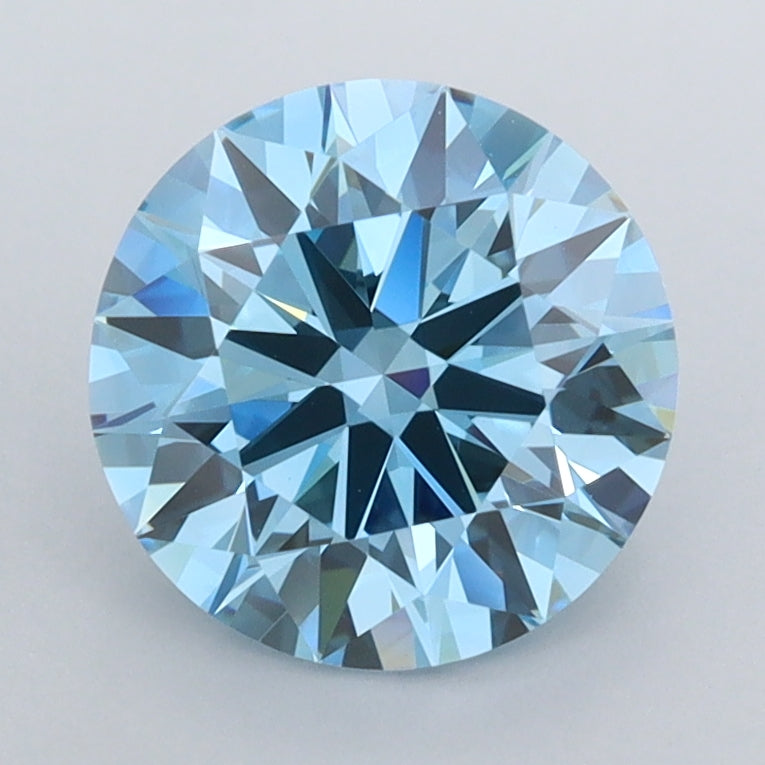 1.94 Carat Round Shaped, Ideal Cut, VVS1 Clarity, IGI Certified Lab Grown Diamond