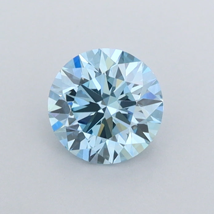 0.53 Carat Round Shaped, Ideal Cut, VVS2 Clarity, IGI Certified Lab Grown Diamond