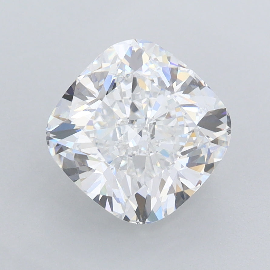 2.37 Carat Cushion Shaped, Ideal Cut, D Color, FL Clarity, IGI Certified Lab Grown Diamond