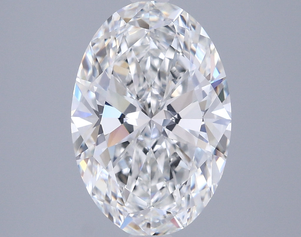 2.47 Carat Oval Shaped, Ideal Cut, F Color, VVS1 Clarity, IGI Certified Lab Grown Diamond