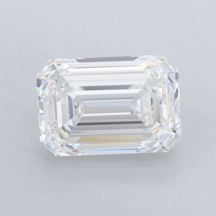 1.05 Carat Emerald Shaped, Ideal Cut, D Color, FL Clarity, IGI Certified Lab Grown Diamond