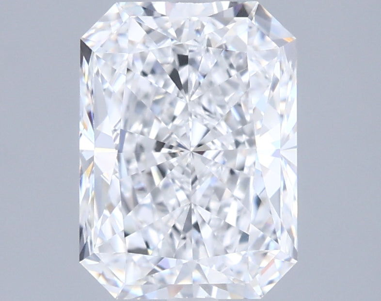 2.00 Carat Radiant Shaped, Ideal Cut, D Color, IF Clarity, IGI Certified Lab Grown Diamond