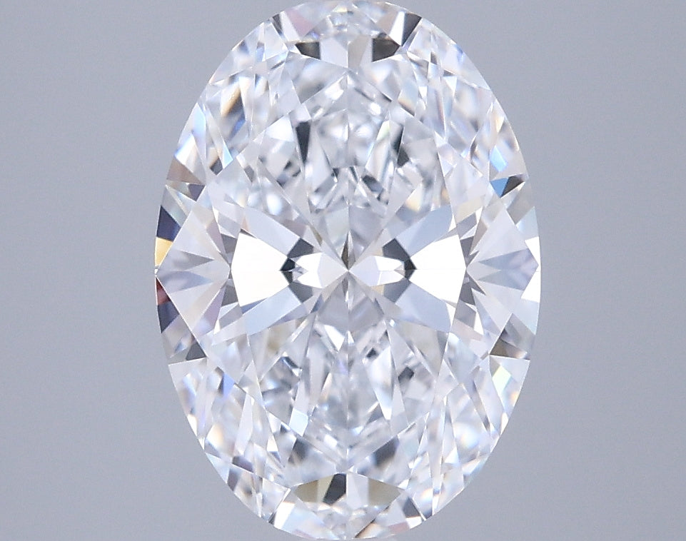 2.64 Carat Oval Shaped, Ideal Cut, D Color, VVS1 Clarity, IGI Certified Lab Grown Diamond