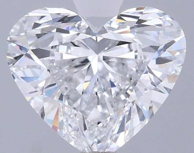 1.71 Carat Heart Shaped, Ideal Cut, D Color, VVS1 Clarity, IGI Certified Lab Grown Diamond