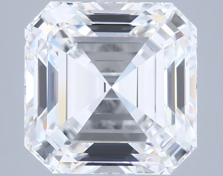 3.43 Carat Asscher Shaped, Ideal Cut, E Color, VVS1 Clarity, IGI Certified Lab Grown Diamond