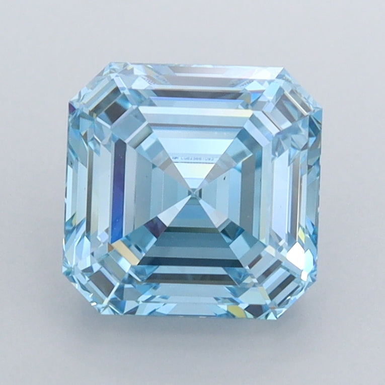 1.88 Carat Asscher Shaped, Ideal Cut, VVS1 Clarity, IGI Certified Lab Grown Diamond