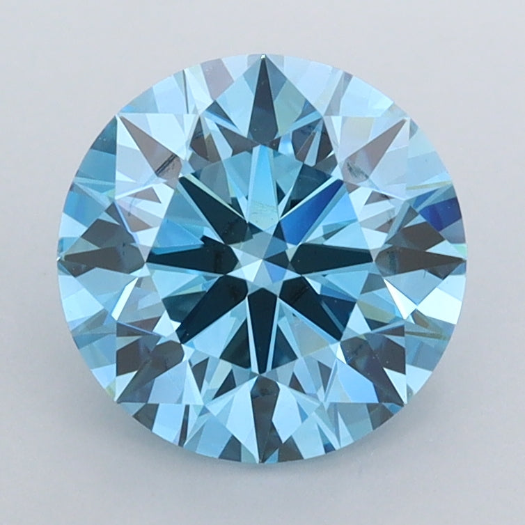 1.97 Carat Round Shaped, Excellent Cut, VS1 Clarity, IGI Certified Lab Grown Diamond