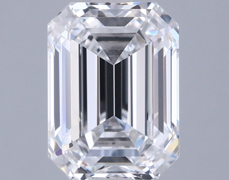 1.91 Carat Emerald Shaped, Ideal Cut, D Color, VVS1 Clarity, IGI Certified Lab Grown Diamond