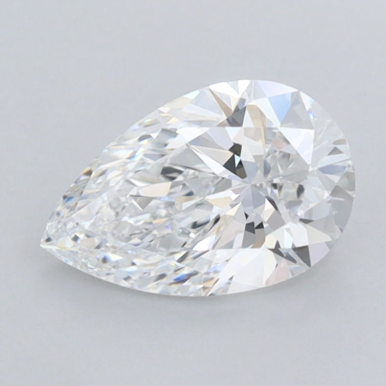 1.02 Carat Pear Shaped, Ideal Cut, D Color, VVS1 Clarity, IGI Certified Lab Grown Diamond