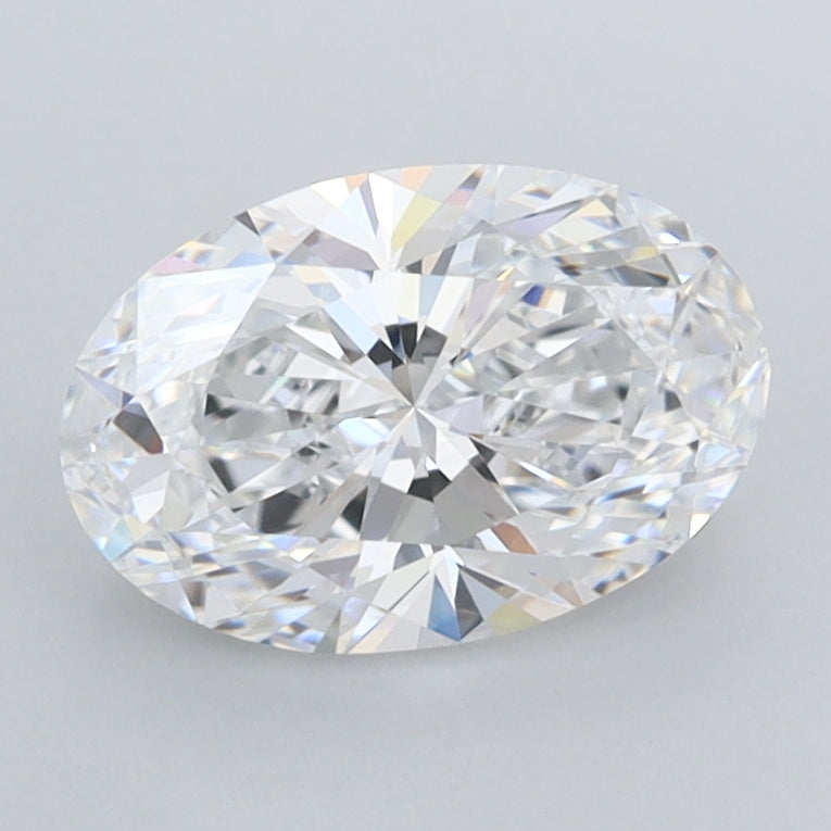 1.41 Carat Oval Shaped, Excellent Cut, D Color, VVS1 Clarity, IGI Certified Lab Grown Diamond