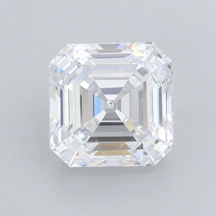 1.02 Carat Asscher Shaped, Ideal Cut, E Color, VVS1 Clarity, IGI Certified Lab Grown Diamond