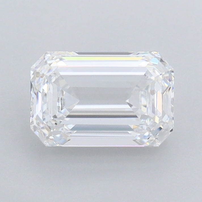 1.02 Carat Emerald Shaped, Ideal Cut, D Color, VVS1 Clarity, IGI Certified Lab Grown Diamond