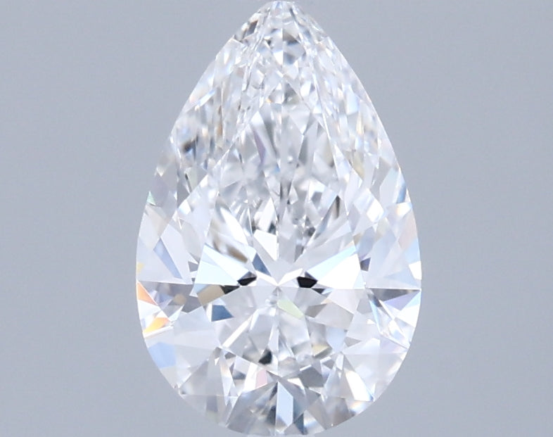 1.03 Carat Pear Shaped, Ideal Cut, D Color, VVS1 Clarity, IGI Certified Lab Grown Diamond