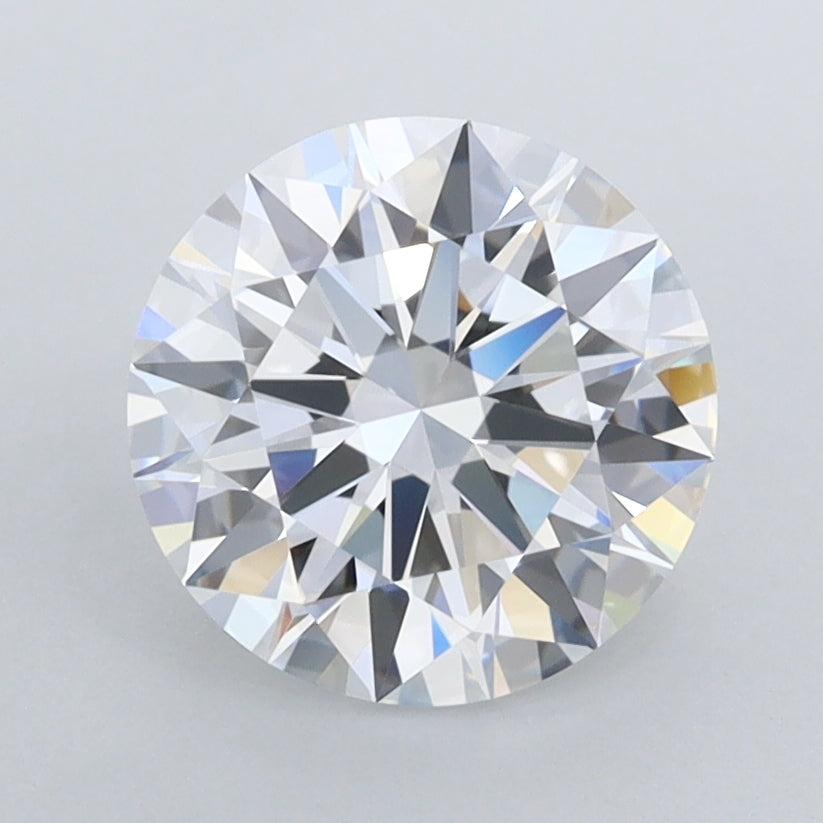 1.96 Carat Round Shaped, Ideal Cut, D Color, IF Clarity, IGI Certified Lab Grown Diamond