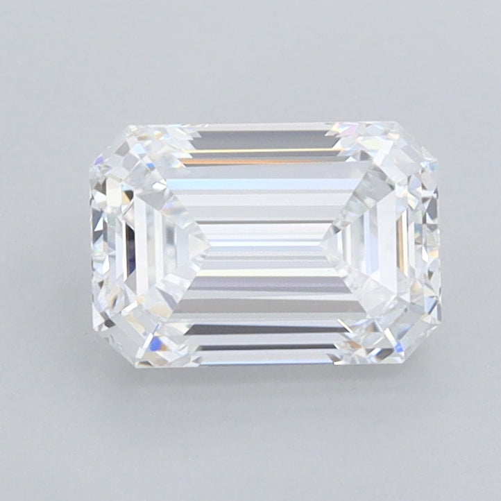 1.04 Carat Emerald Shaped, Ideal Cut, D Color, FL Clarity, IGI Certified Lab Grown Diamond