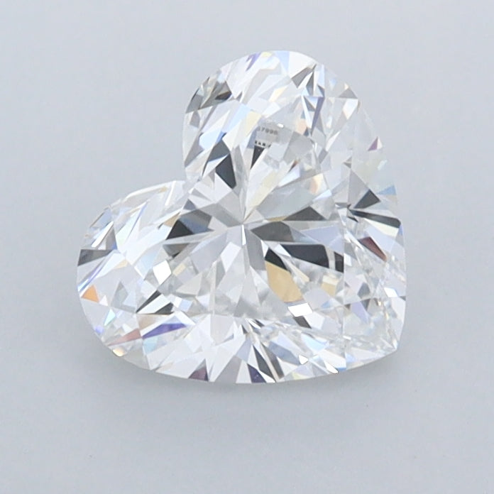 1.02 Carat Heart Shaped, Ideal Cut, D Color, VVS1 Clarity, IGI Certified Lab Grown Diamond