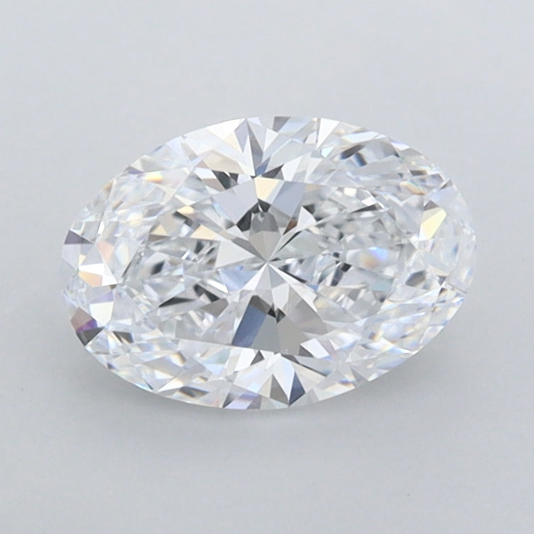 1.05 Carat Oval Shaped, Ideal Cut, D Color, VVS1 Clarity, IGI Certified Lab Grown Diamond