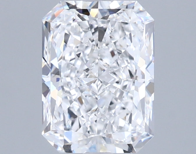 1.51 Carat Radiant Shaped, Ideal Cut, D Color, VVS1 Clarity, IGI Certified Lab Grown Diamond