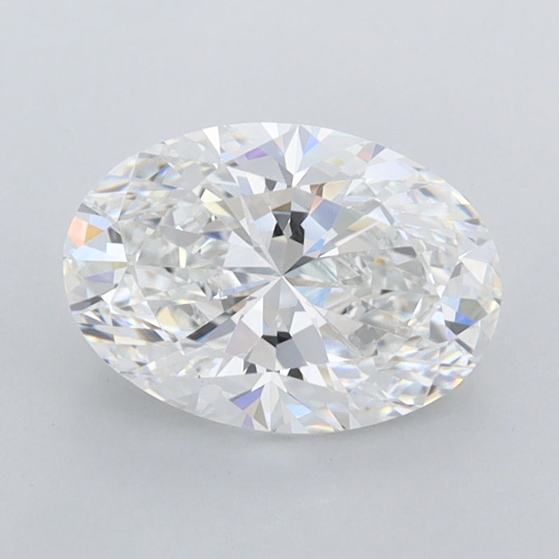 1.35 Carat Oval Shaped, Excellent Cut, D Color, VVS1 Clarity, IGI Certified Lab Grown Diamond