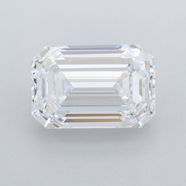 1.03 Carat Emerald Shaped, Ideal Cut, D Color, IF Clarity, IGI Certified Lab Grown Diamond