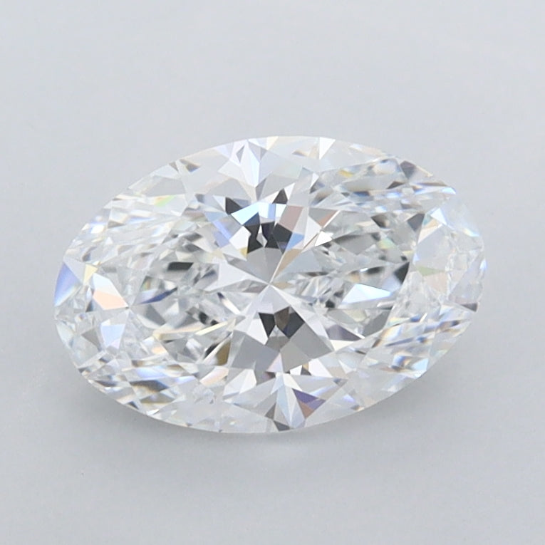 1.15 Carat Oval Shaped, Excellent Cut, D Color, VVS1 Clarity, IGI Certified Lab Grown Diamond