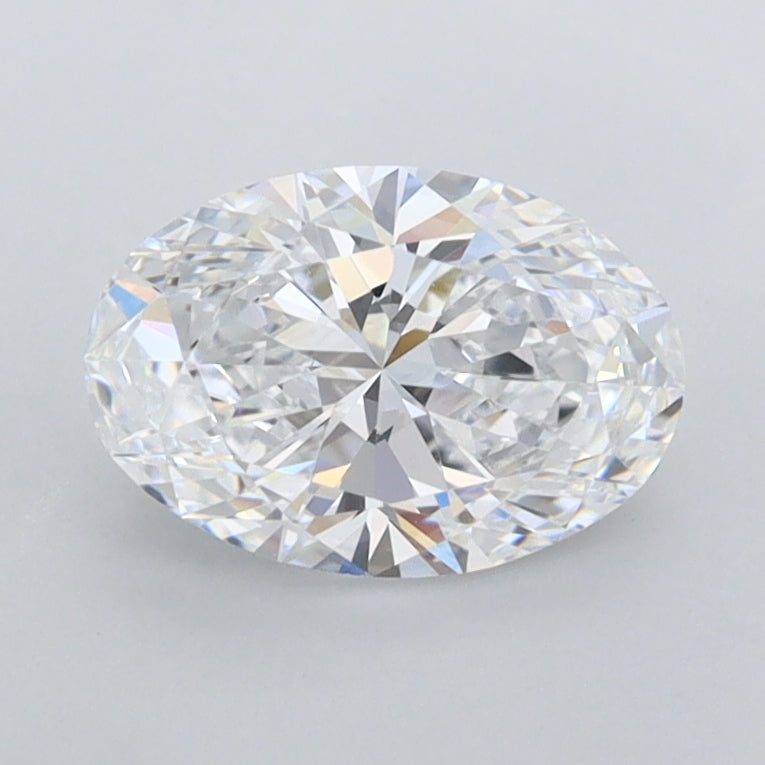 1.08 Carat Oval Shaped, Ideal Cut, D Color, VS1 Clarity, IGI Certified Lab Grown Diamond