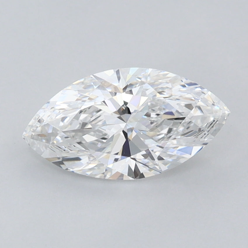 1.02 Carat Marquise Shaped, Ideal Cut, D Color, VVS1 Clarity, IGI Certified Lab Grown Diamond