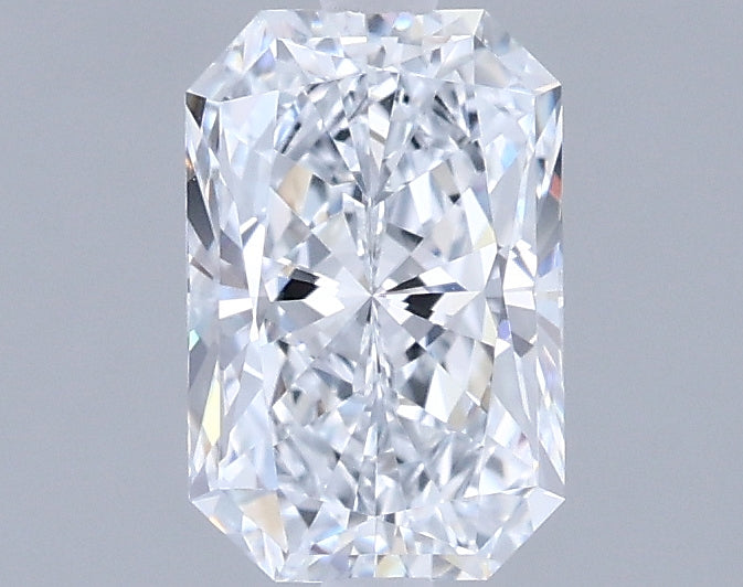 1.03 Carat Radiant Shaped, Excellent Cut, E Color, VVS2 Clarity, IGI Certified Lab Grown Diamond
