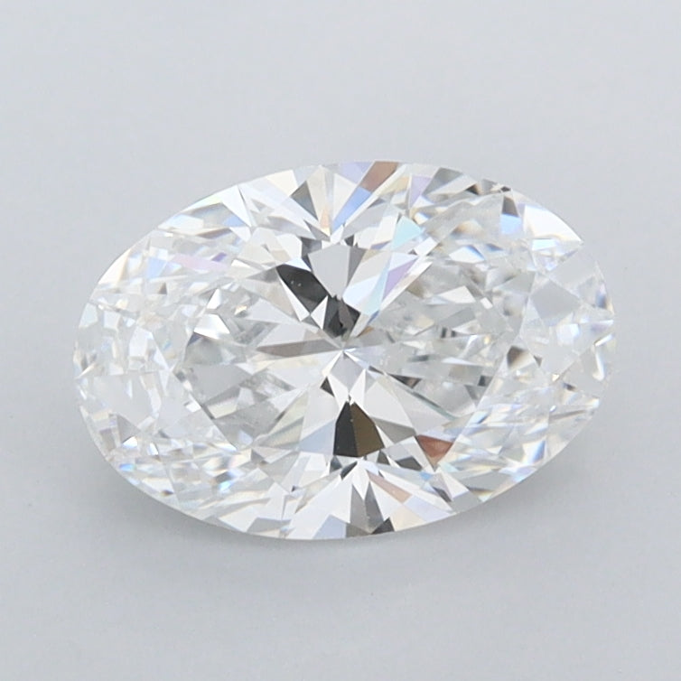 1.07 Carat Oval Shaped, Ideal Cut, D Color, VVS1 Clarity, IGI Certified Lab Grown Diamond
