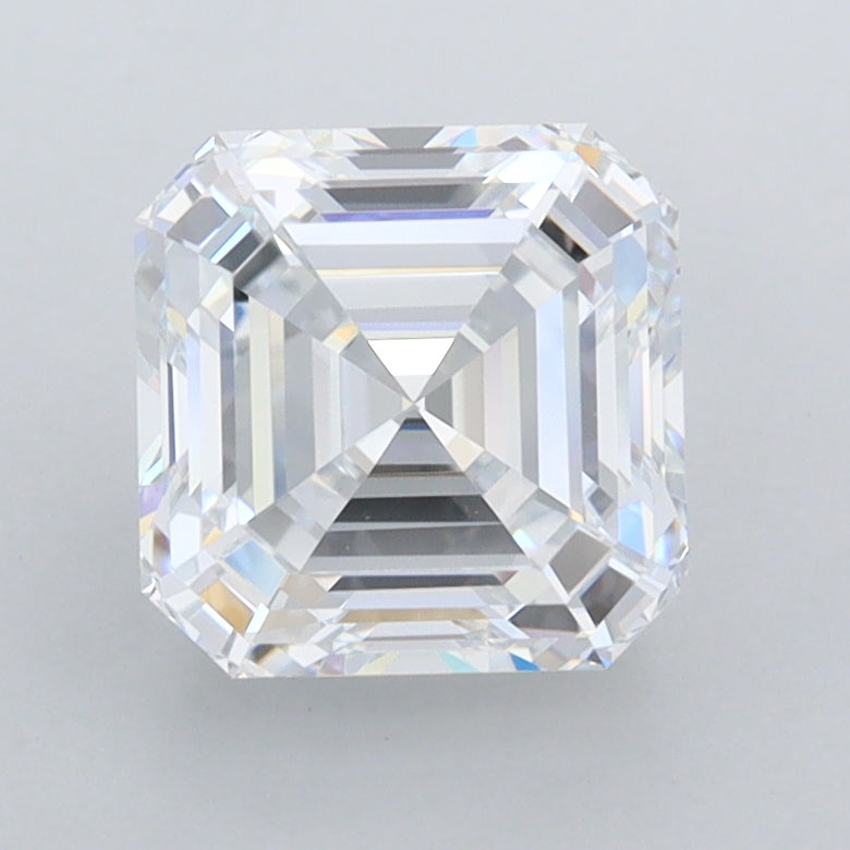 2.01 Carat Asscher Shaped, Ideal Cut, E Color, VVS1 Clarity, IGI Certified Lab Grown Diamond