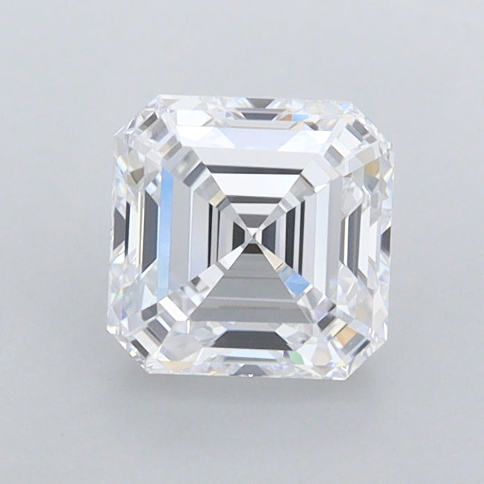1.04 Carat Asscher Shaped, Ideal Cut, D Color, IF Clarity, IGI Certified Lab Grown Diamond