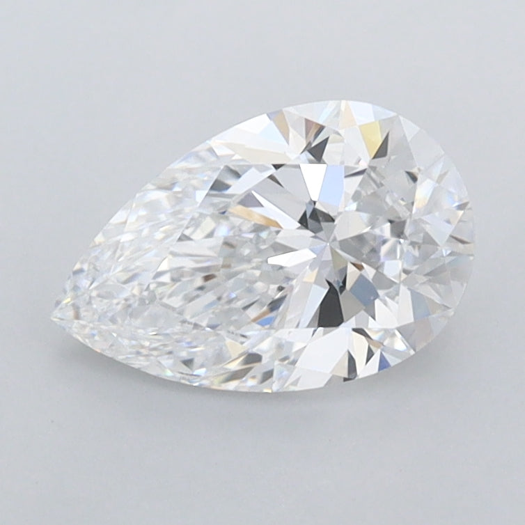 1.01 Carat Pear Shaped, Ideal Cut, D Color, VVS1 Clarity, IGI Certified Lab Grown Diamond