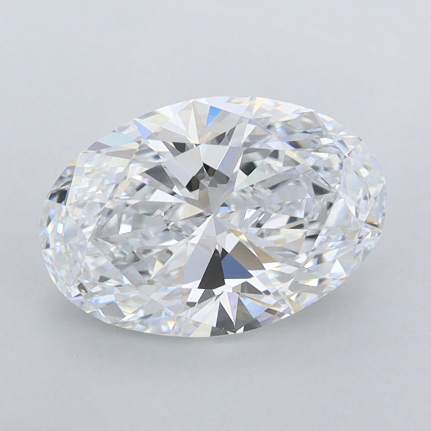 1.50 Carat Oval Shaped, Ideal Cut, E Color, VVS1 Clarity, IGI Certified Lab Grown Diamond