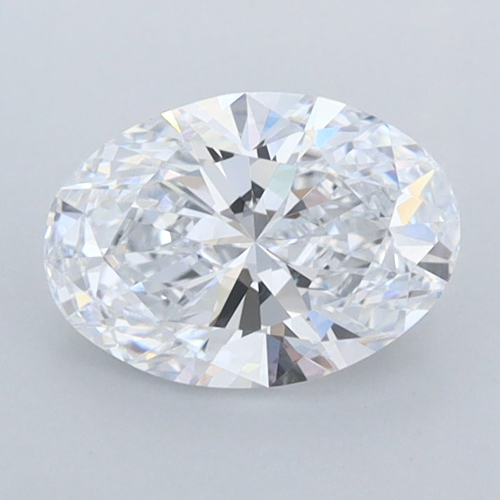 1.11 Carat Oval Shaped, Ideal Cut, D Color, VVS1 Clarity, IGI Certified Lab Grown Diamond