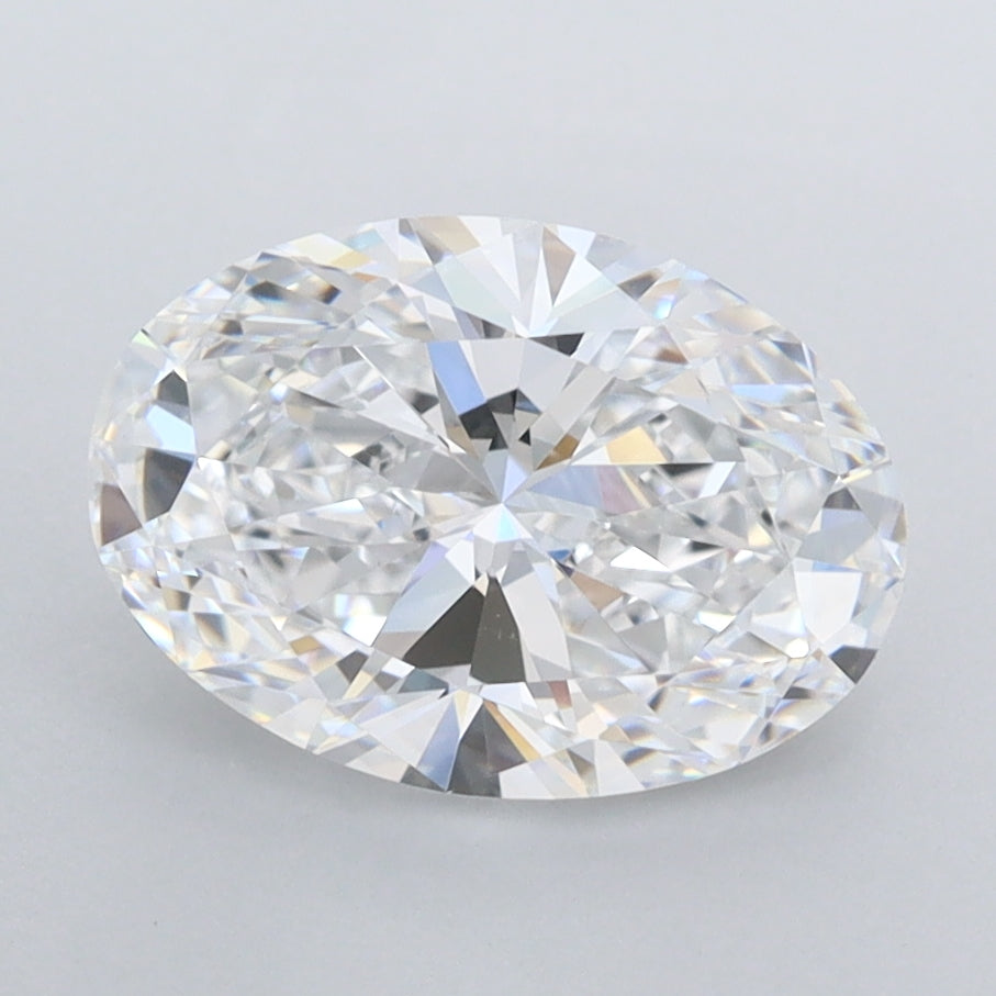 2.02 Carat Oval Shaped, Ideal Cut, D Color, FL Clarity, IGI Certified Lab Grown Diamond