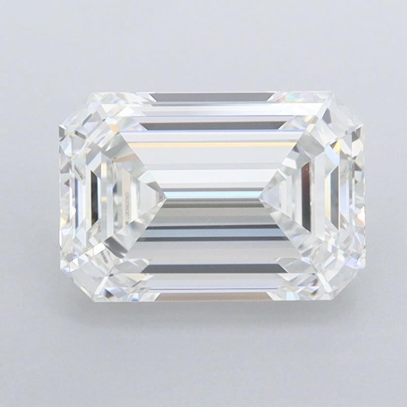 1.97 Carat Emerald Shaped, Ideal Cut, E Color, FL Clarity, IGI Certified Lab Grown Diamond