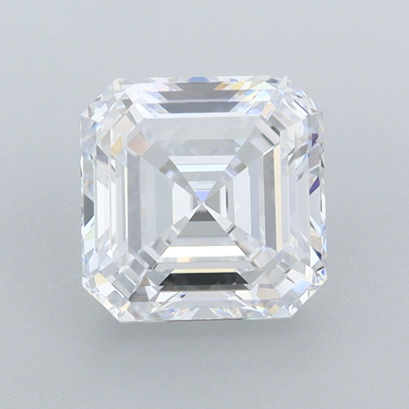 1.87 Carat Asscher Shaped, Ideal Cut, E Color, VVS1 Clarity, IGI Certified Lab Grown Diamond