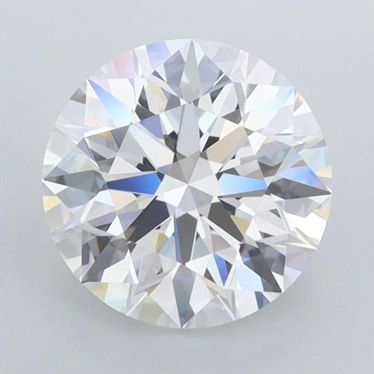 1.97 Carat Round Shaped, Ideal Cut, E Color, FL Clarity, IGI Certified Lab Grown Diamond