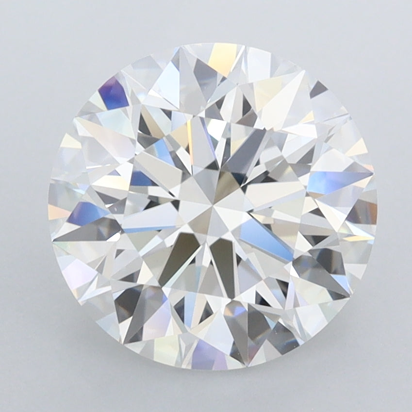 2.94 Carat Round Shaped, Ideal Cut, D Color, FL Clarity, IGI Certified Lab Grown Diamond