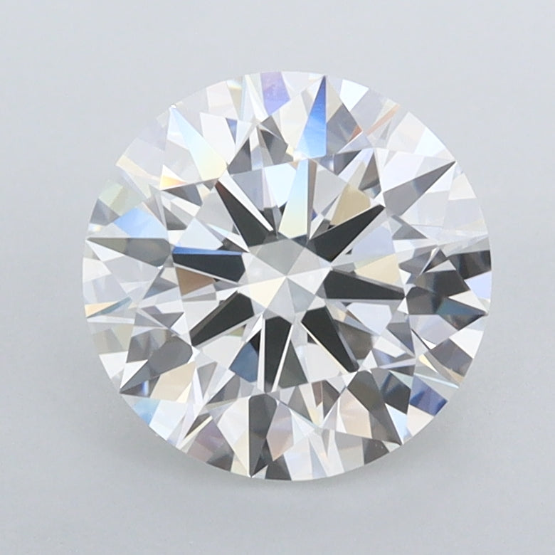 1.73 Carat Round Shaped, Ideal Cut, D Color, FL Clarity, IGI Certified Lab Grown Diamond