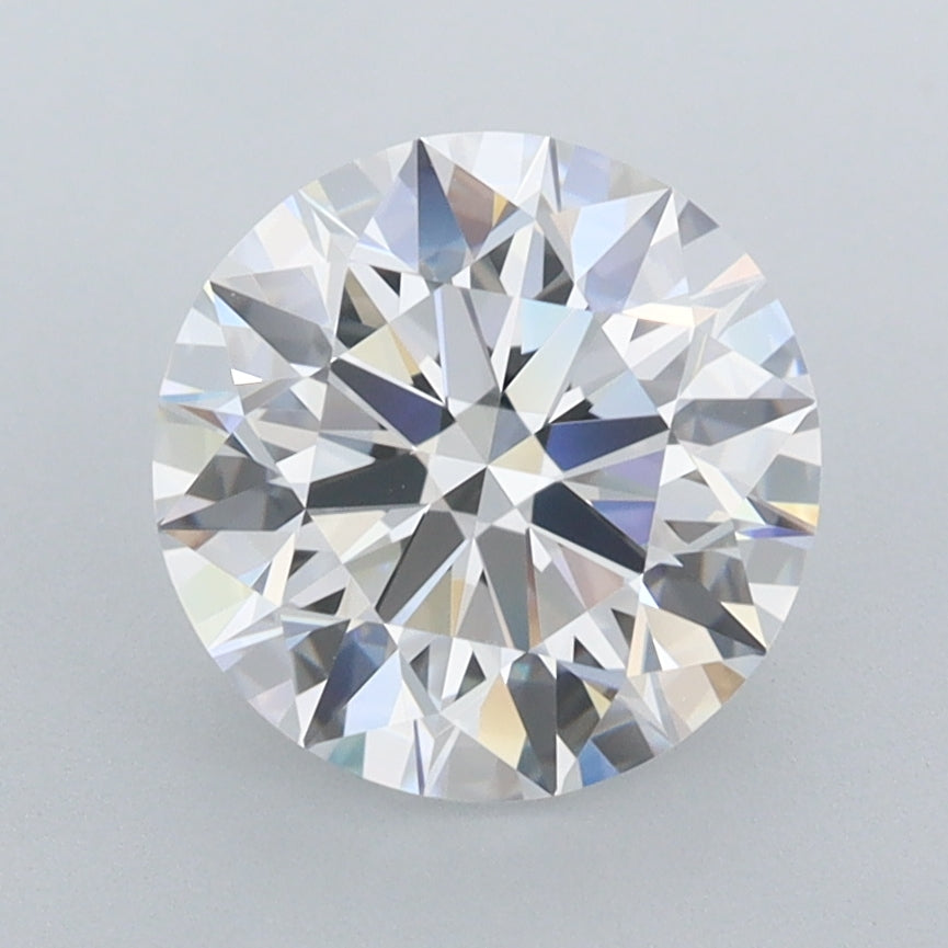 2.33 Carat Round Shaped, Ideal Cut, D Color, VVS1 Clarity, IGI Certified Lab Grown Diamond