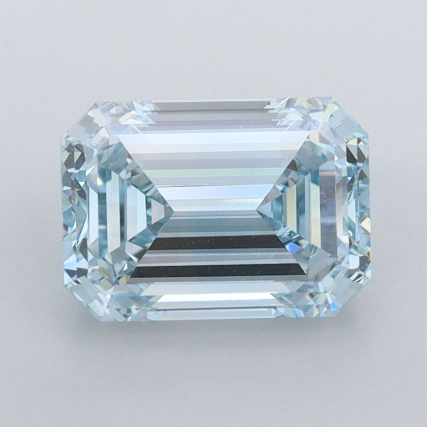 2.00 Carat Emerald Shaped, Ideal Cut, VVS2 Clarity, IGI Certified Lab Grown Diamond
