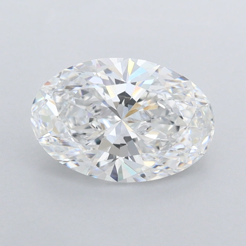1.05 Carat Oval Shaped, Ideal Cut, D Color, FL Clarity, IGI Certified Lab Grown Diamond