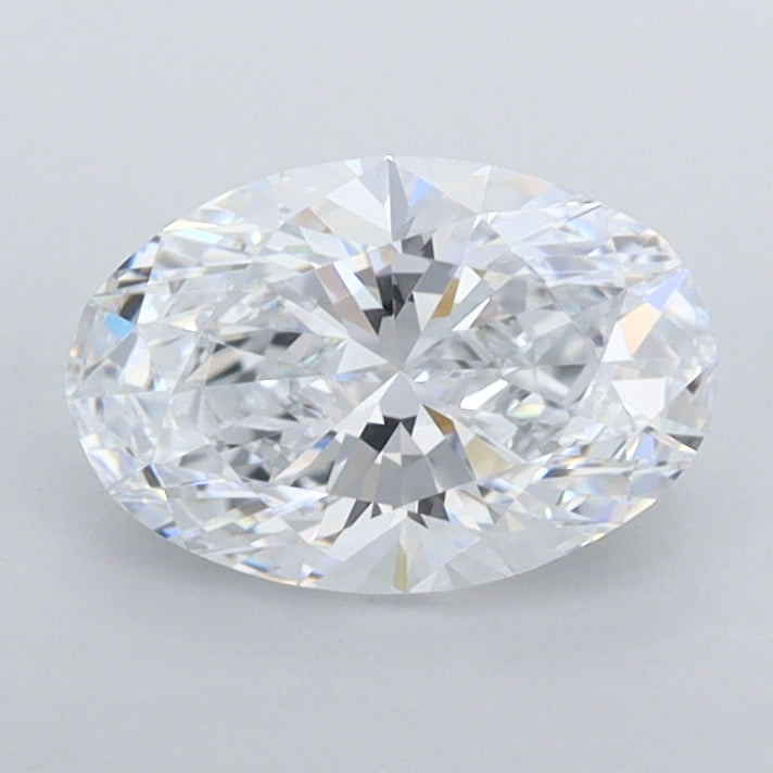 1.01 Carat Oval Shaped, Excellent Cut, D Color, FL Clarity, IGI Certified Lab Grown Diamond