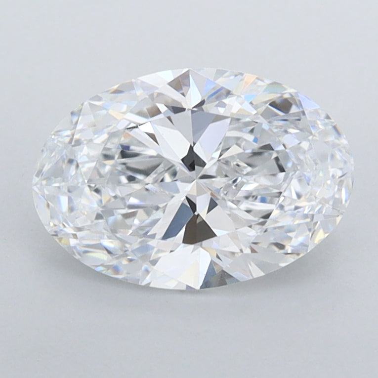 1.22 Carat Oval Shaped, Ideal Cut, D Color, FL Clarity, IGI Certified Lab Grown Diamond