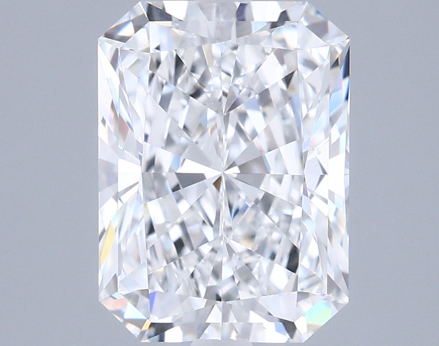 2.01 Carat Radiant Shaped, Ideal Cut, E Color, VVS1 Clarity, IGI Certified Lab Grown Diamond